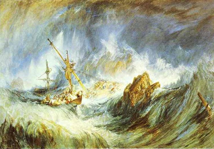 J.M.W. Turner Storm (Shipwreck) France oil painting art